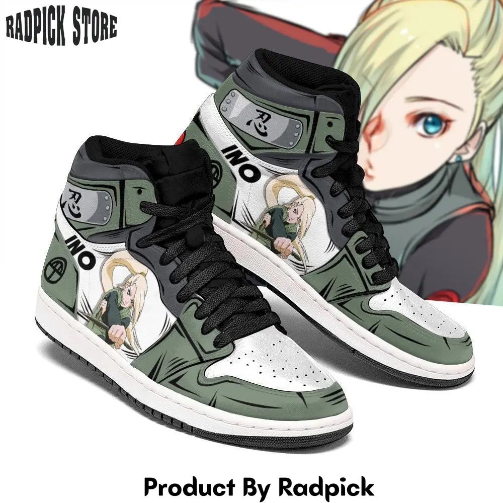 Ino yamanaka air jordan high top sneakers anime uniform costume  rp0250678